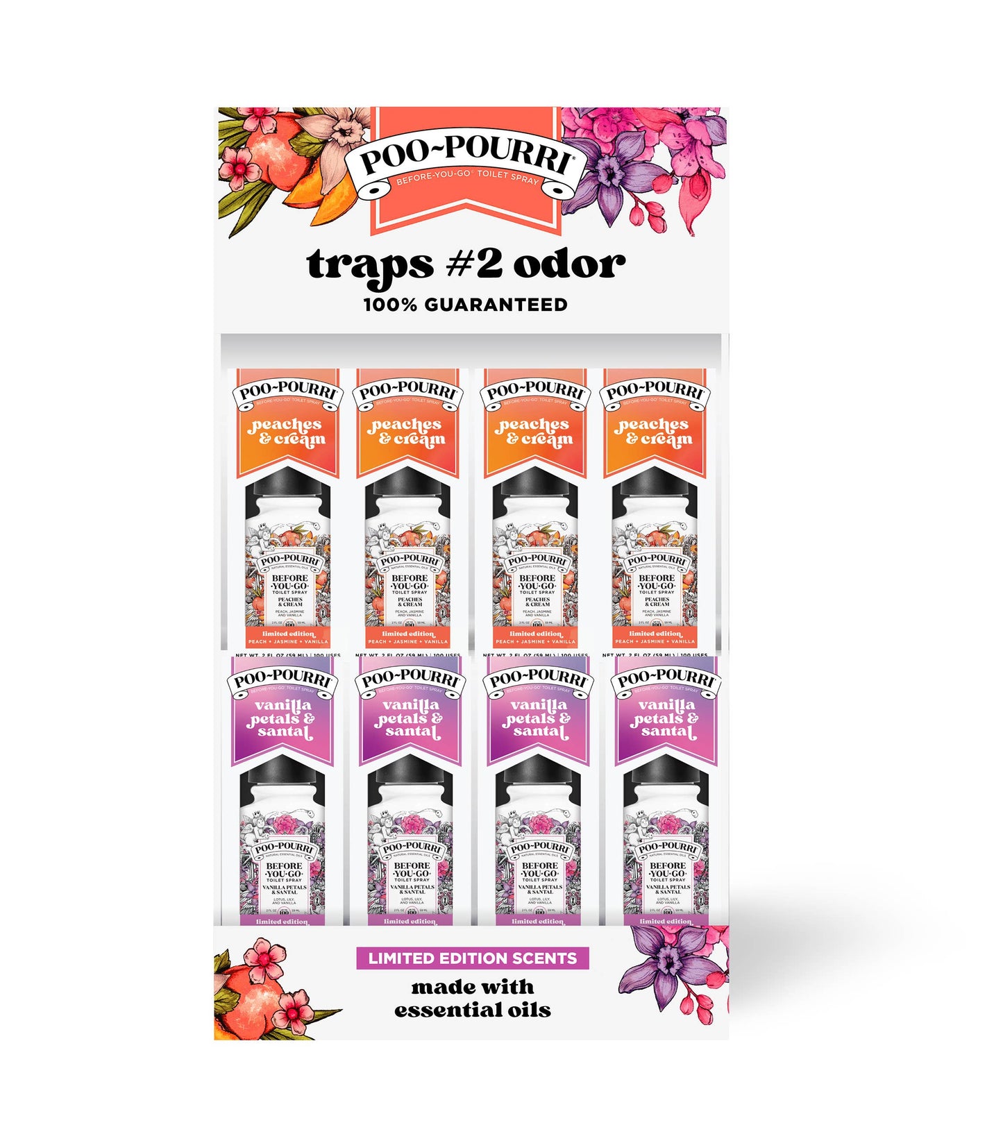 Display - Counter - Poo~Pourri 2-Tier Corrugate, SPRING 2024