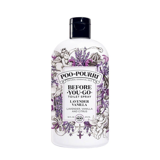 Poo~Pourri Lavender Vanilla Refill Size Bottle 16oz.