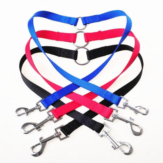 Double Trouble Dog Leash: Walk Your Puppies In Sync-0
